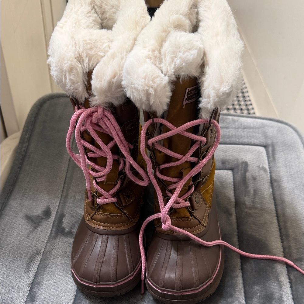 London Fog Brown Winter Boots